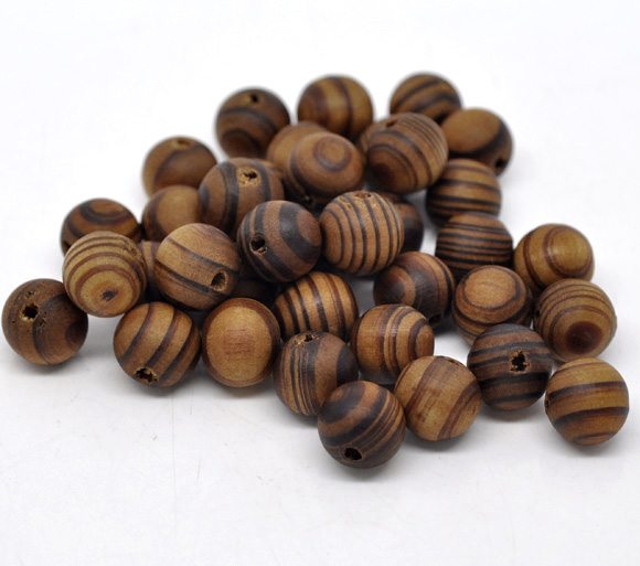 100pc 11mm Brown Round Spacer Wooden Beads – PEPPERLONELY – Beads, Buttons,  Crafts, Ribbons, Jewelry Findings