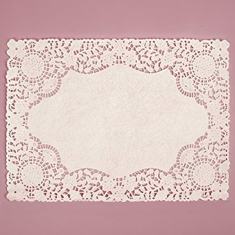 4 Inch Silver Round Lancaster Paper Doilies 100 Count