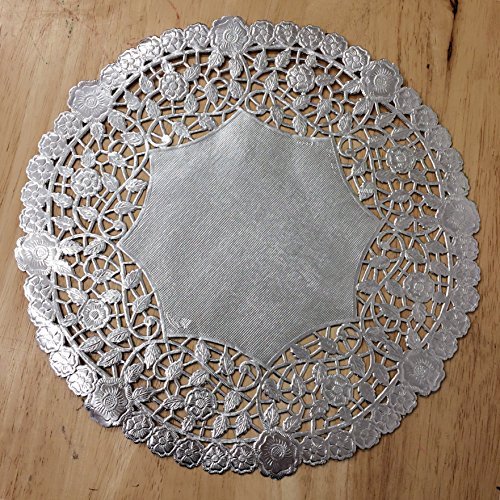 10 Inch Silver Round Lancaster Paper Doilies 50 Count – PEPPERLONELY –  Beads, Buttons, Crafts, Ribbons, Jewelry Findings